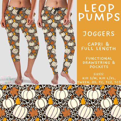 Batch #582 - Hello Fall 3 - Closes 9/7 - ETA early Nov - Leop Pumps Full and Capri Length Joggers