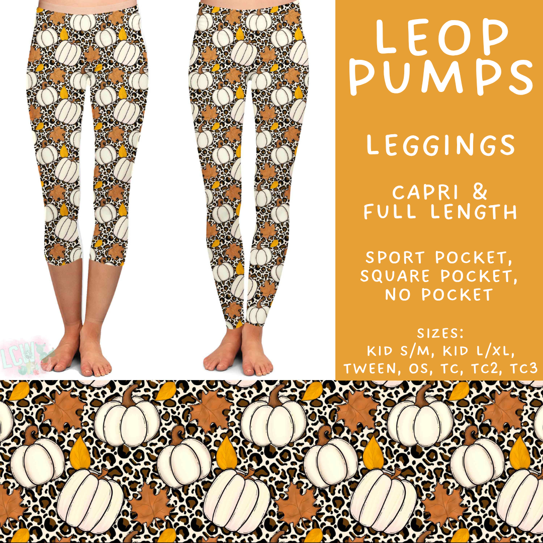 Batch #582 - Hello Fall 3 - Closes 9/7 - ETA early Nov - Leop Pumps Full and Capri Length Leggings