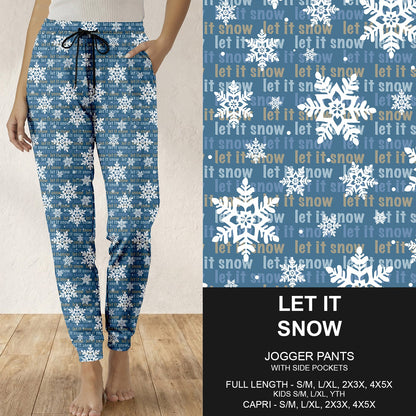 B312 - Preorder Let It Snow Joggers (Closes 9/13. ETA: mid Nov.)