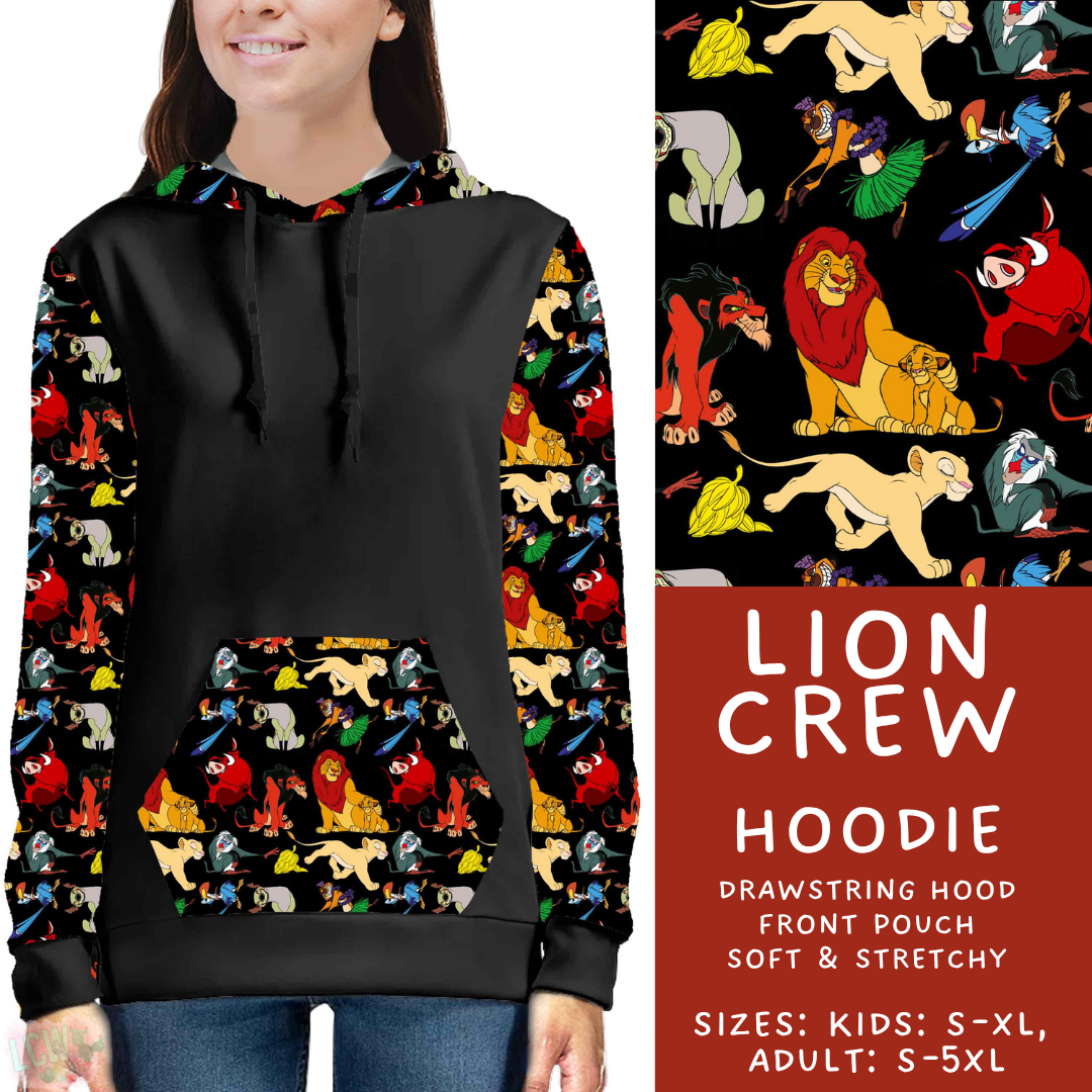 Batch #585 - Magical Faves 24 - Closes 9/14 - ETA mid Nov - Lion Crew Hoodie