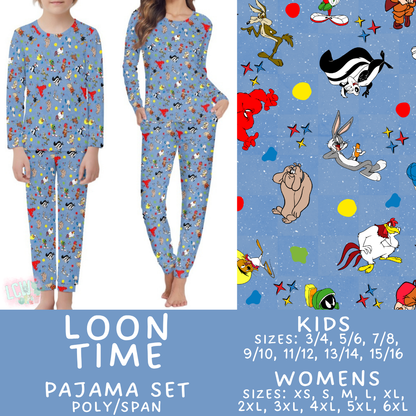 Batch #587 - Family Pajamas 2 - Closes 9/18 - ETA mid Nov - Loon Time Women's & Kid's Pajama Sets