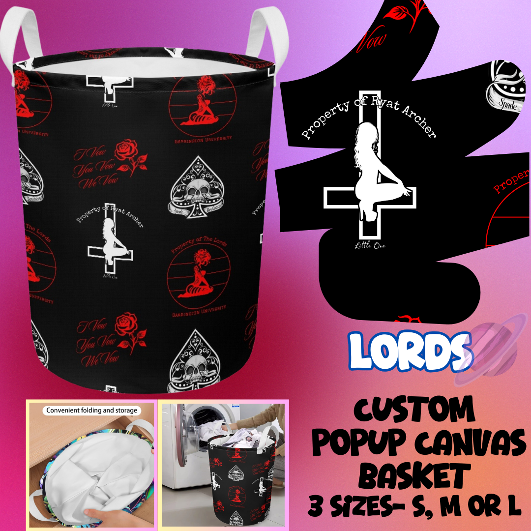 LORDS- STORAGE BASKETS 6- PREORDER CLOSING 5/4