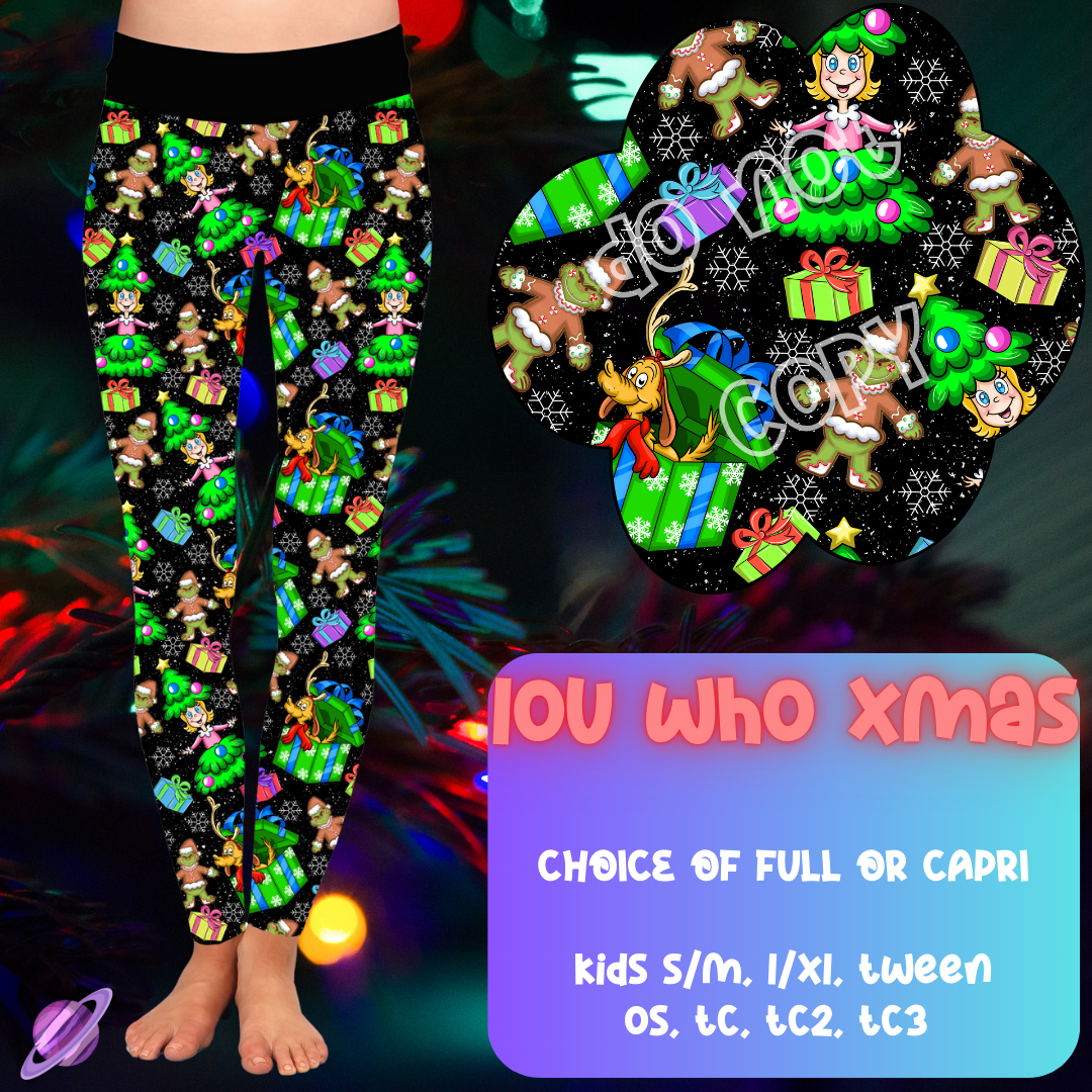 LOU WHO XMAS - CHRISTMAS RUN - LEGGING/CAPRI PREORDER CLOSING 9/29