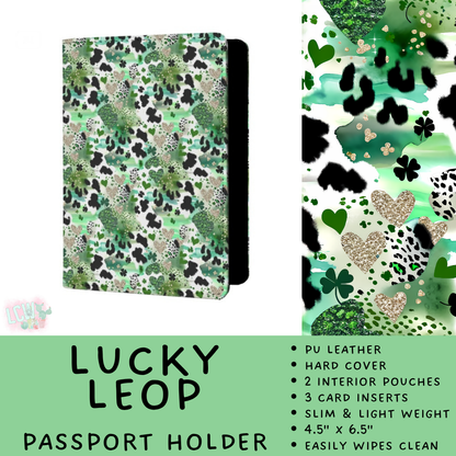 Batch #609 - Travel Collection 2 - Closes 11/6 - ETA early Jan - Lucky Leop Passport Holder