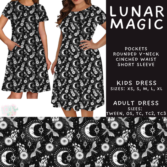 Batch #607 - Fun Run 28 - Closes 11/2 - ETA early Jan - Lunar Magic Adult & Kids Dresses