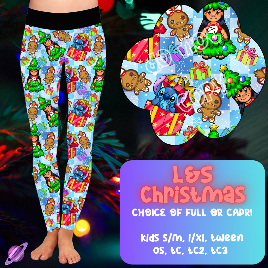 L&S XMAS - CHRISTMAS RUN - LEGGING/CAPRI PREORDER CLOSING 9/29