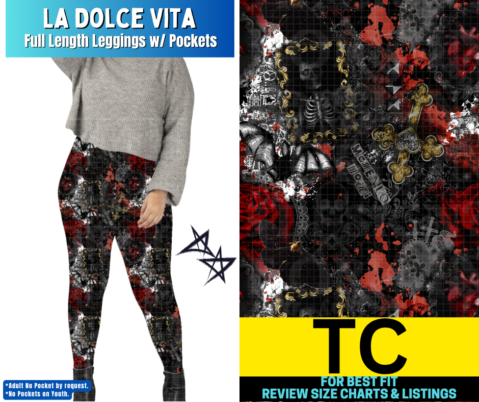 La Dolce Vita Full Length Leggings w/ Pockets
