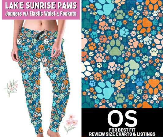 Lake Sunrise Paws Joggers
