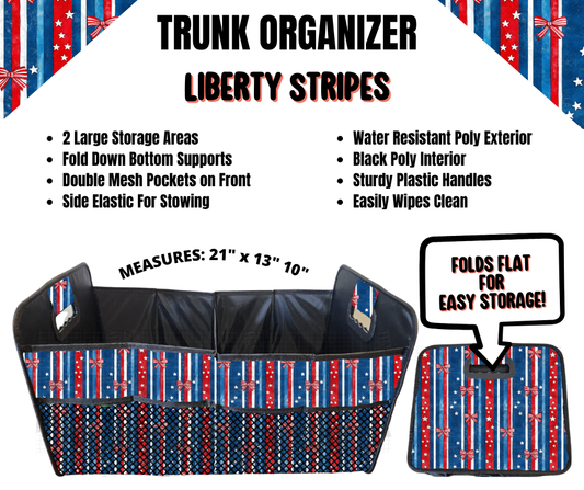 Liberty Stripes Trunk Organizer