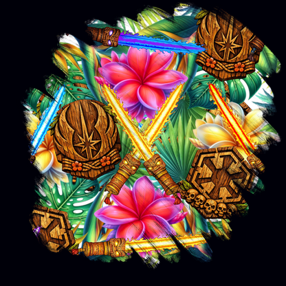 Tiki Saber Beach Towel 31"x71"