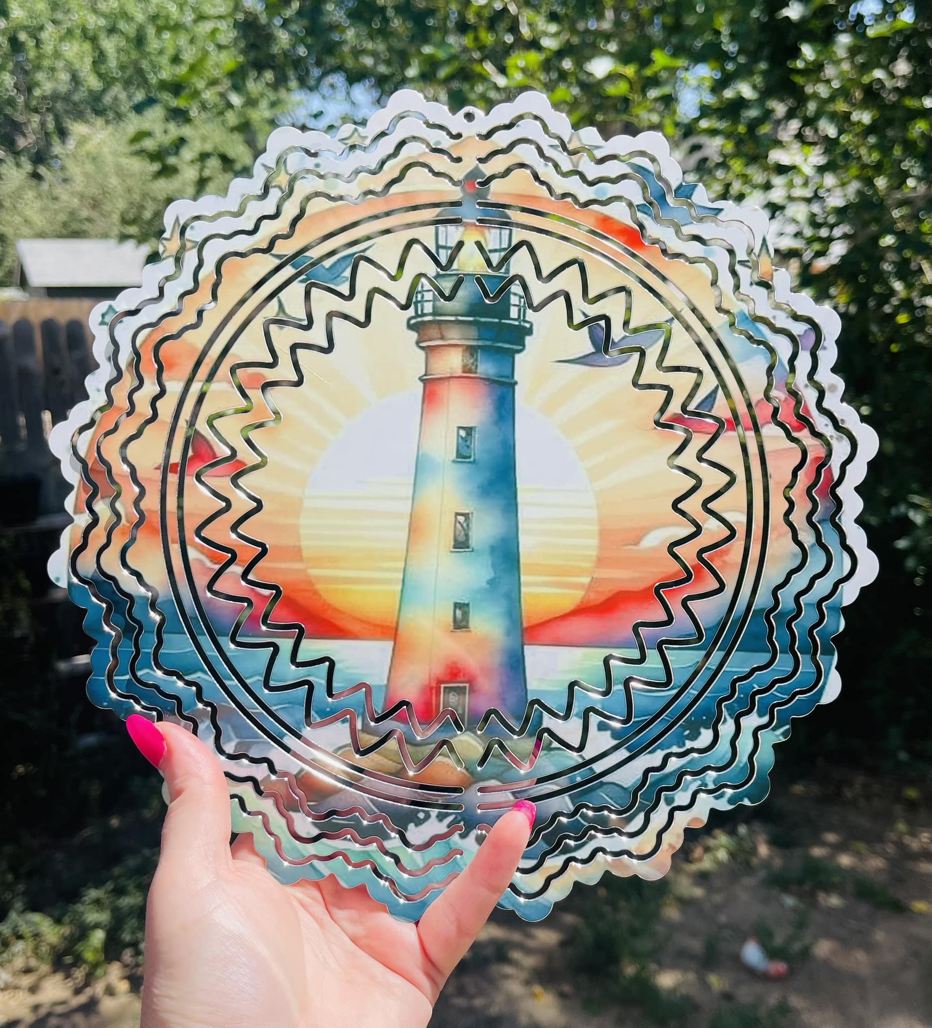 Light House Garden Spinner