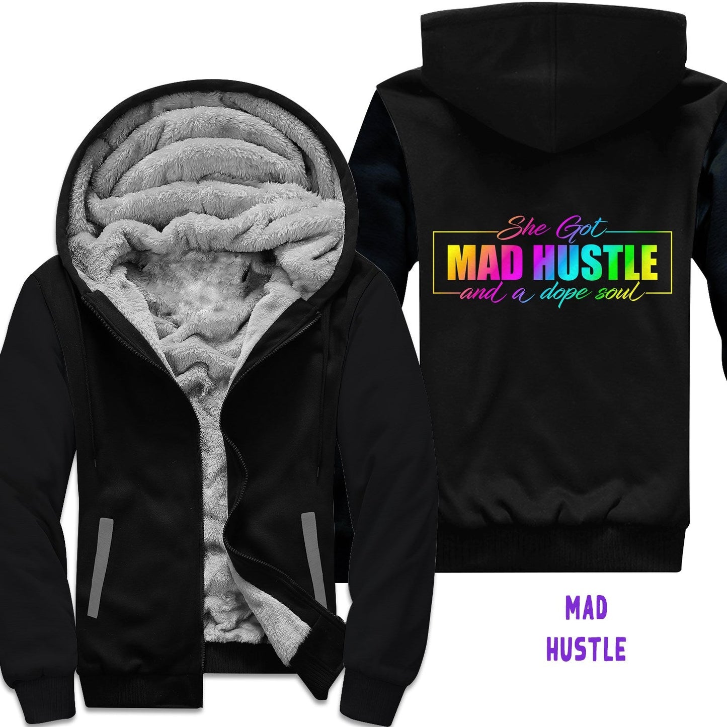 JACKET RUN 14-MAD HUSTLE-FLEECE OR COTTON LINER-PREORDER CLOSING 12/16