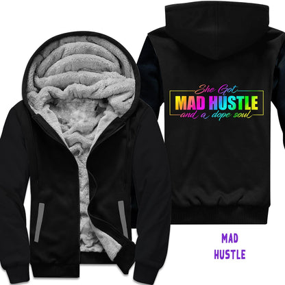 JACKET RUN 14-MAD HUSTLE-FLEECE OR COTTON LINER-PREORDER CLOSING 12/16