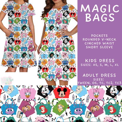Batch #594 - Magical Faves 25 - Closes 10/5 - ETA early Dec - Magic Bags Adult & Kids Dresses