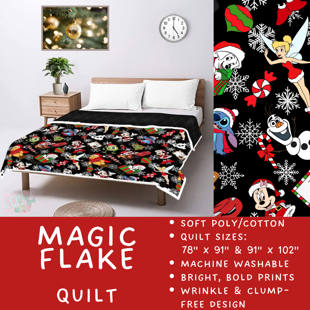 Batch #597 - Christmas Quilts - Closes 10/12 - ETA early Dec - Magic Flake Quilt