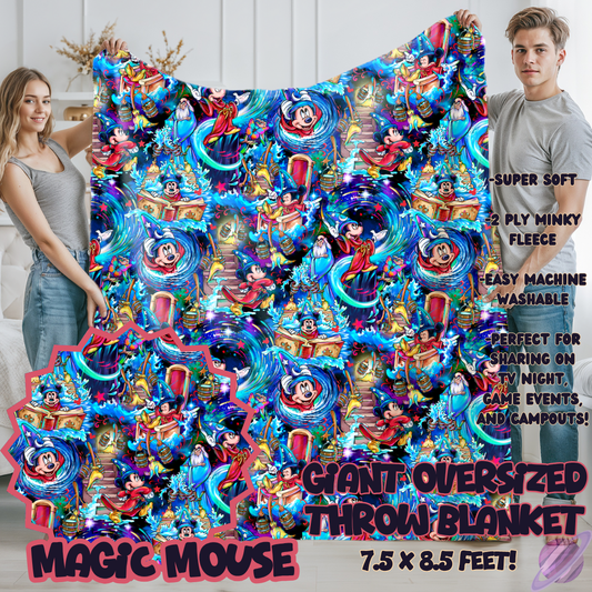 MAGIC MOUSE- OVERSIZED THROW BLANKET