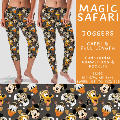 Batch #585 - Magical Faves 24 - Closes 9/14 - ETA mid Nov - Magic Safari Full and Capri Length Joggers