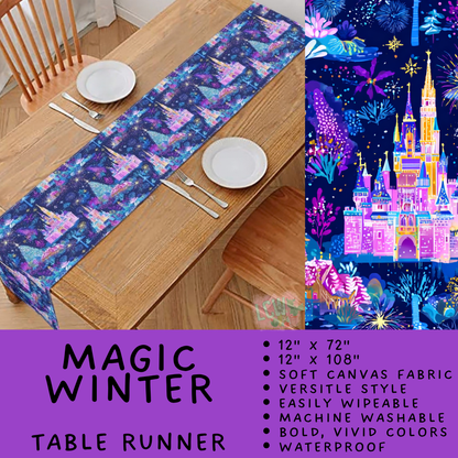 Batch #602 - Table Runners & Placemats - Closes 10/23 - ETA mid Dec - Magic Winter Table Runner