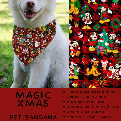 Batch #576 - Pet Gear 2 - Closes 8/28 - ETA late October - Magic Xmas Pet Bandana