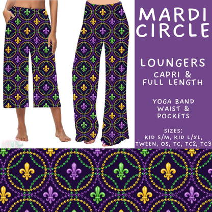 Batch #605 - Mardi Party - Closes 10/28 - ETA late Dec - Mardi Circle Capri and Full Length Loungers