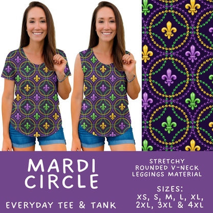 Batch #605 - Mardi Party - Closes 10/28 - ETA late Dec - Mardi Circle Everyday Tank & Tee