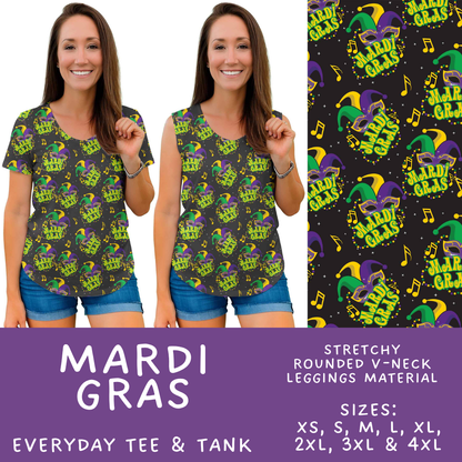 Batch #605 - Mardi Party - Closes 10/28 - ETA late Dec - Mardi Gras Everyday Tank & Tee