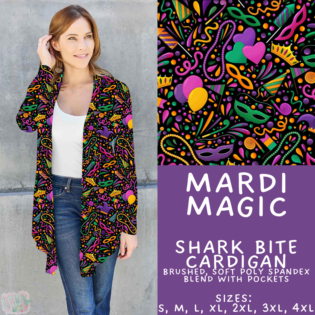 Batch #605 - Mardi Party - Closes 10/28 - ETA late Dec - Mardi Magic Cardigan