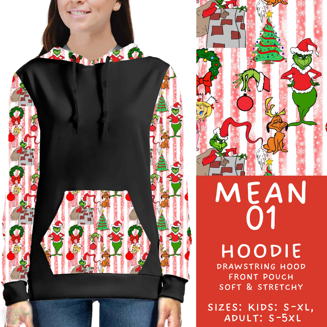 Batch #599 - Mr Mean 3 - Closes 10/16 - ETA early Dec - Mean 01 Hoodie
