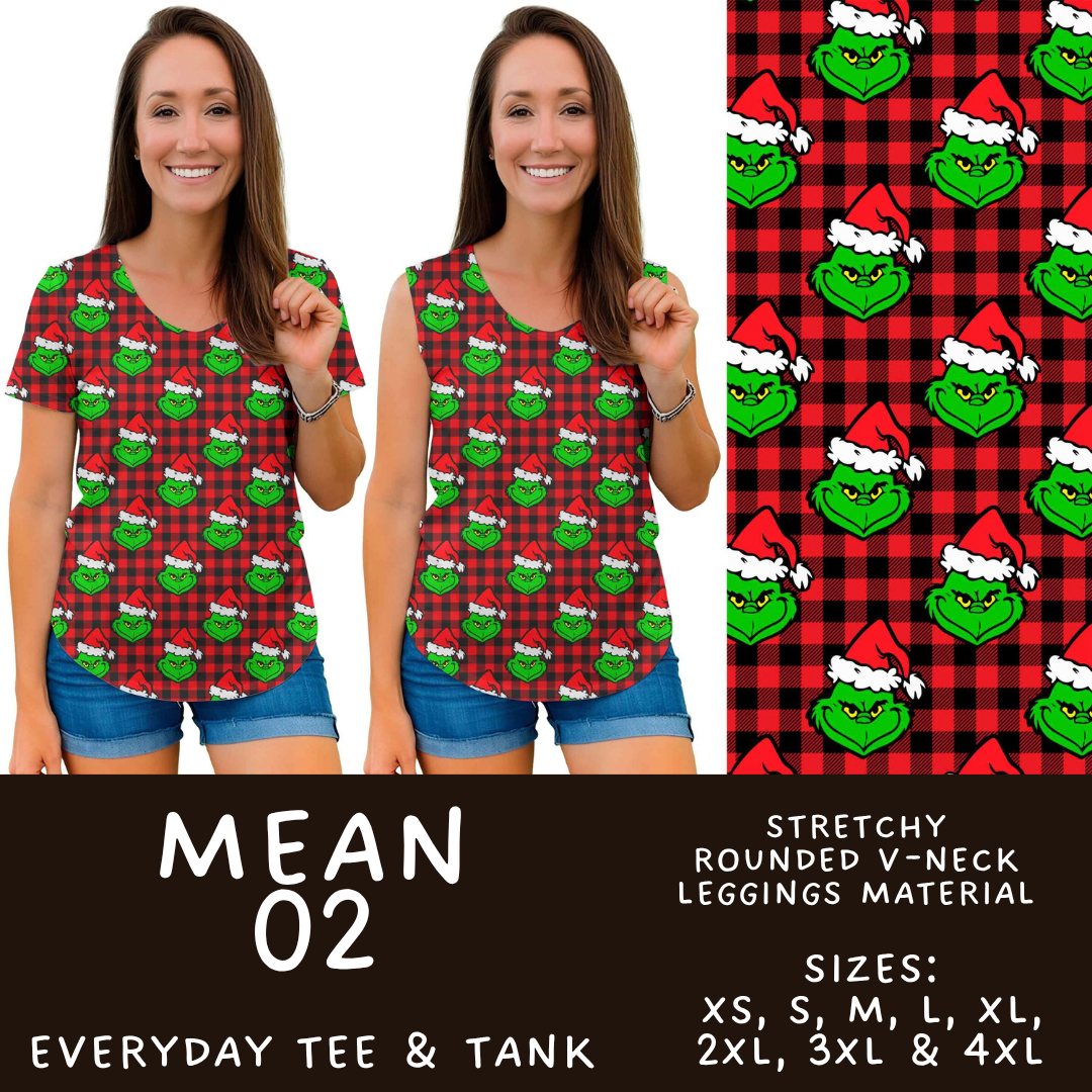 Batch #599 - Mr Mean 3 - Closes 10/16 - ETA early Dec - Mean 02 Everyday Tank & Tee