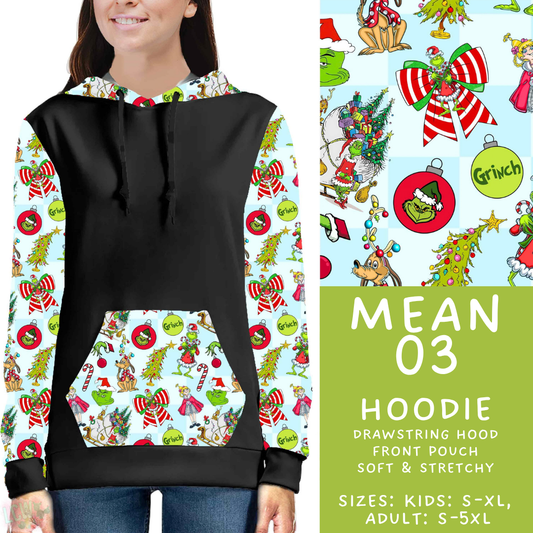 Batch #599 - Mr Mean 3 - Closes 10/16 - ETA early Dec - Mean 03 Hoodie