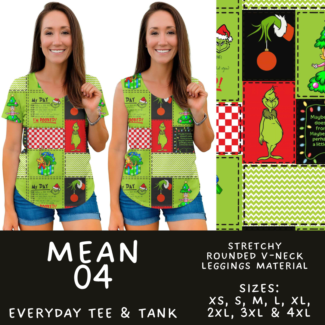 Batch #599 - Mr Mean 3 - Closes 10/16 - ETA early Dec - Mean 04 Everyday Tank & Tee