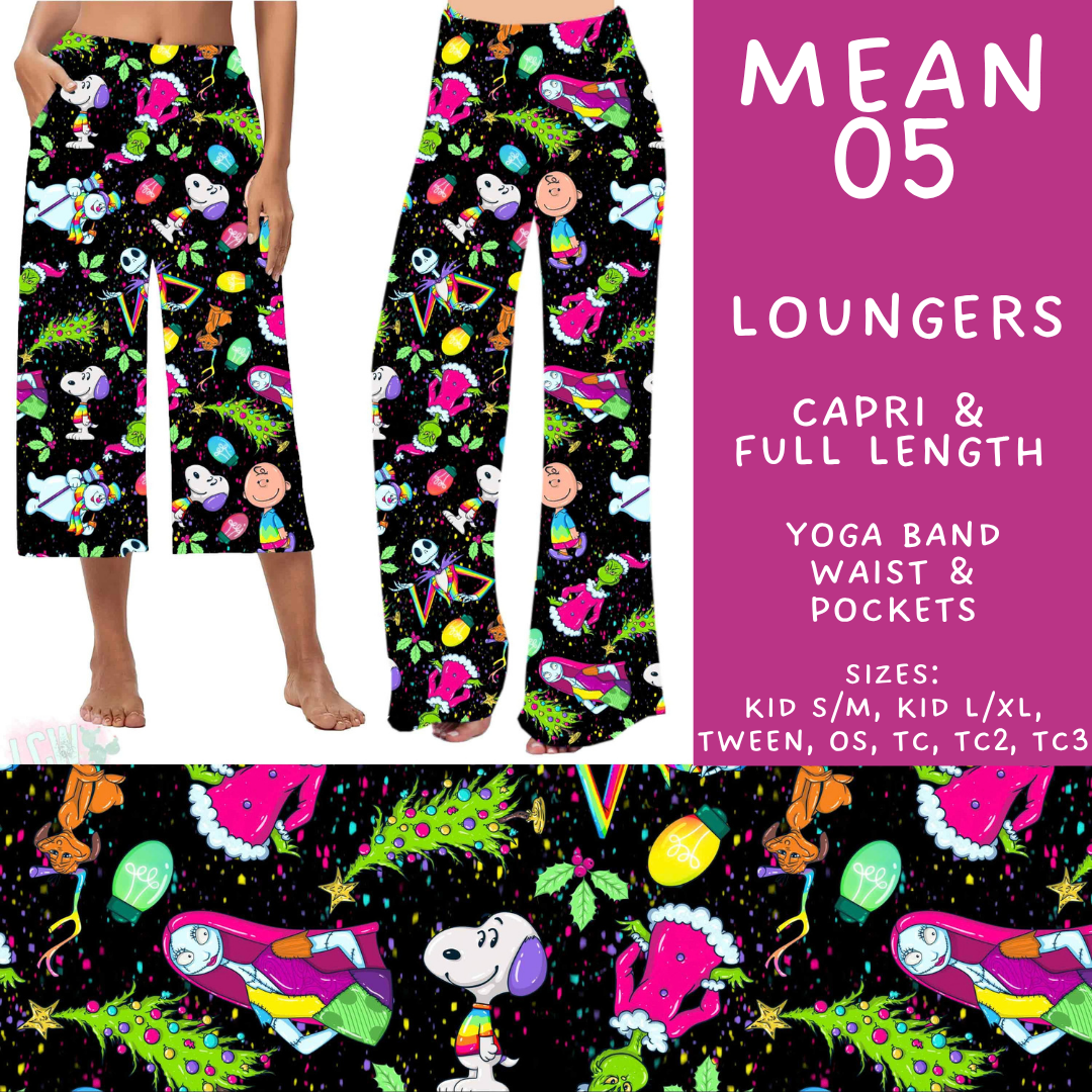 Batch #599 - Mr Mean 3 - Closes 10/16 - ETA early Dec - Mean 05 Capri and Full Length Loungers