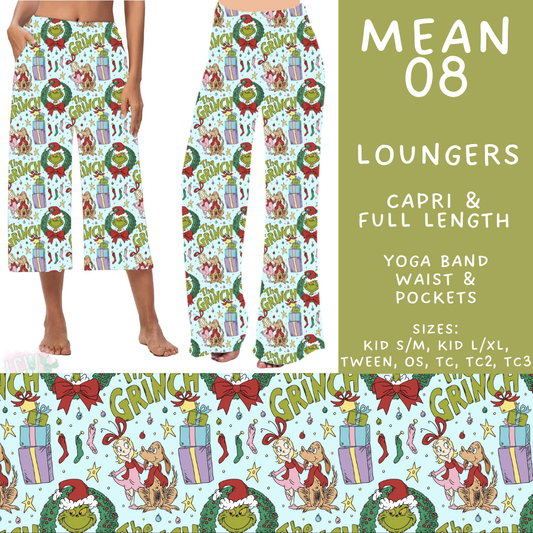 Batch #599 - Mr Mean 3 - Closes 10/16 - ETA early Dec - Mean 08 Capri and Full Length Loungers