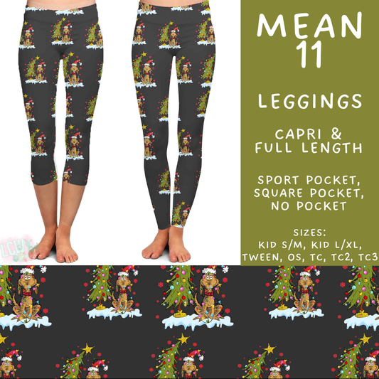 Batch #599 - Mr Mean 3 - Closes 10/16 - ETA early Dec - Mean 11 Full and Capri Length Leggings