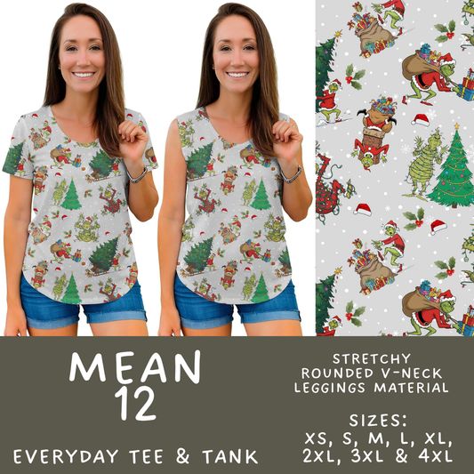 Batch #599 - Mr Mean 3 - Closes 10/16 - ETA early Dec - Mean 12 Everyday Tank & Tee