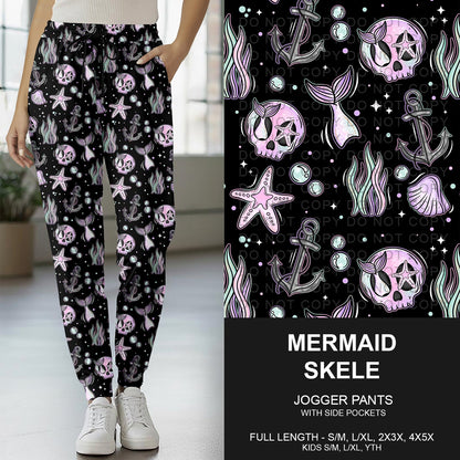 B267 - Preorder Mermaid Skele Joggers (Closes 12/21. ETA late Feb.)