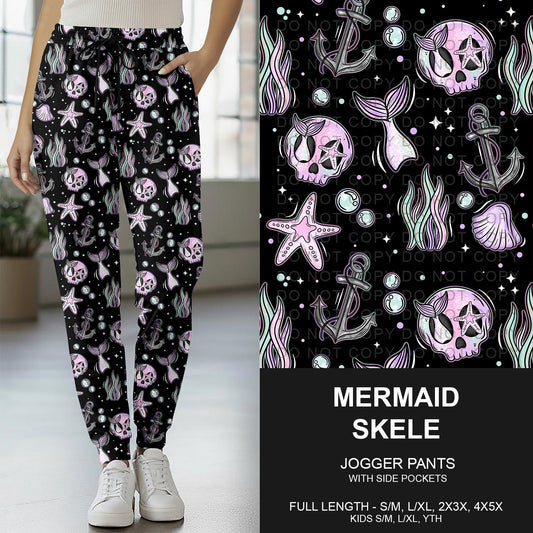 B267 - Preorder Mermaid Skele Joggers (Closes 12/21. ETA late Feb.)