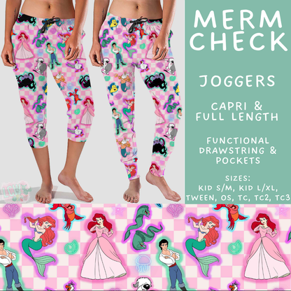 Batch #594 - Magical Faves 25 - Closes 10/5 - ETA early Dec - Merm Check Full and Capri Length Joggers