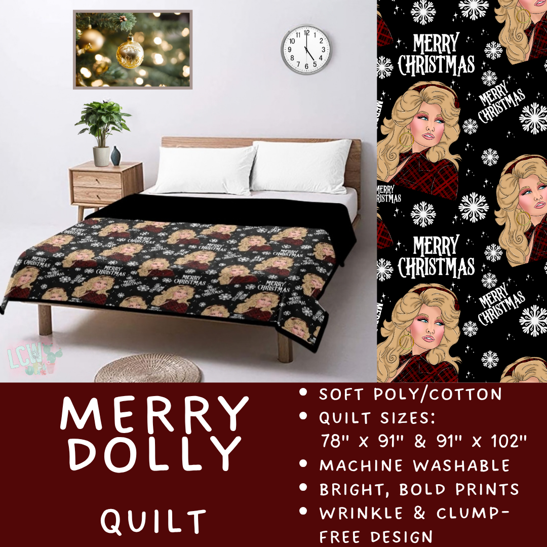 Batch #597 - Christmas Quilts - Closes 10/12 - ETA early Dec - Merry Dolly Quilt