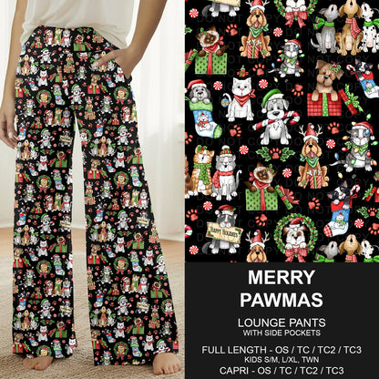 B312 - Preorder Merry Pawmas Lounge Pants (Closes 9/13. ETA: mid Nov.)