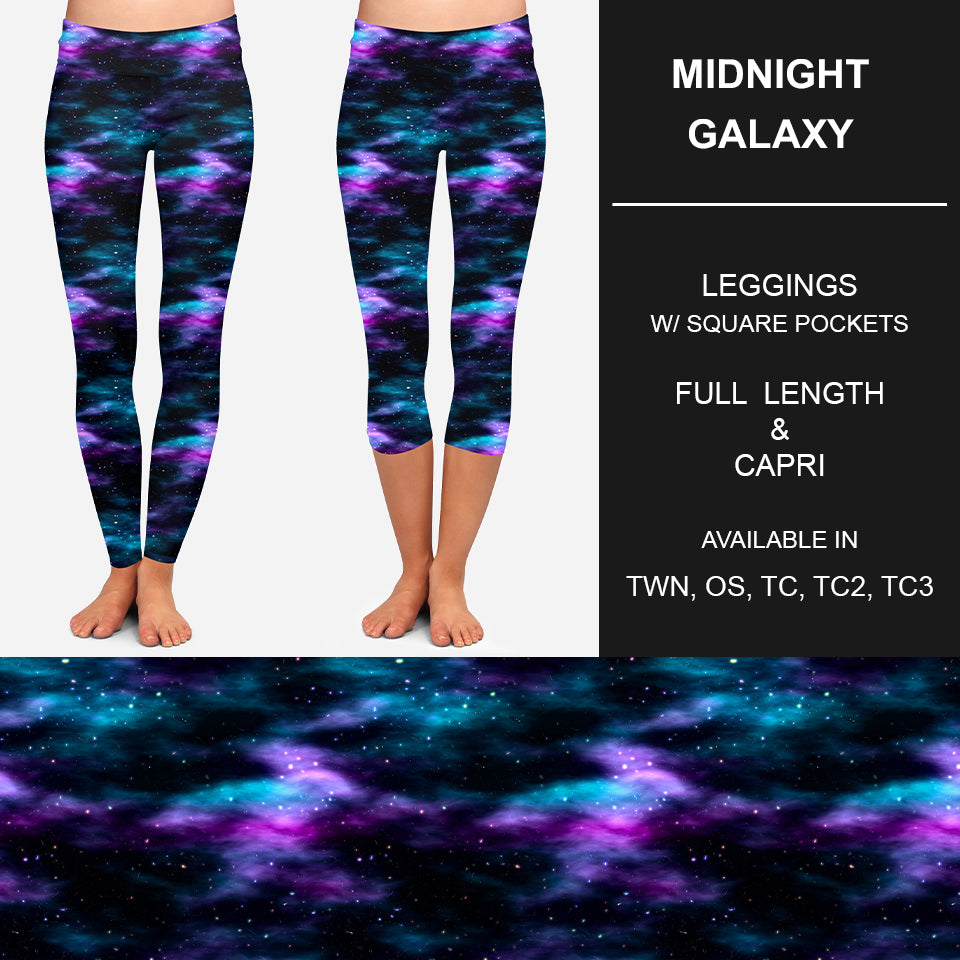 RTS - Midnight Galaxy Leggings w/ Pockets