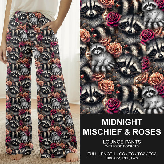 B269 - Preorder Midnight Mischief and Roses Lounge Pants (Closes 12/28. ETA early March)