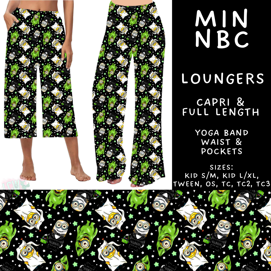 Batch #586 - Cool Characters 18 - Closes 9/16 - ETA mid Nov - Min NBC Capri and Full Length Loungers