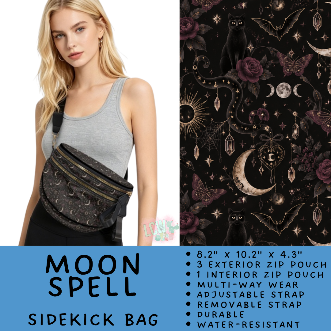 Batch #604 - Sidekick Bag 3 - Closes 10/26 - ETA mid/late Dec - Moon Spell Sidekick Bag