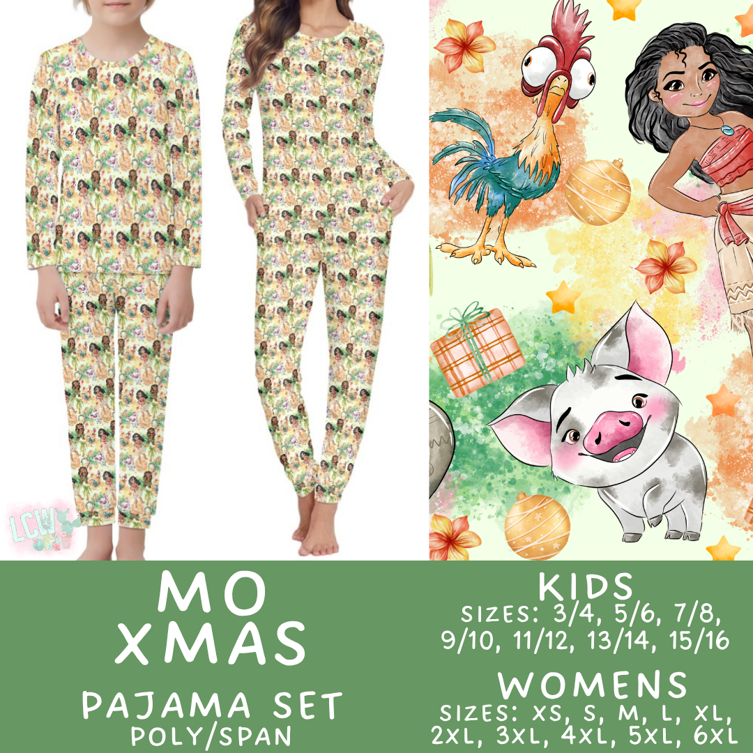 Batch #584 - Christmas Family Pajamas - Closes 9/11 - ETA mid Nov - Mo Xmas Womens & Kids Pajama Set