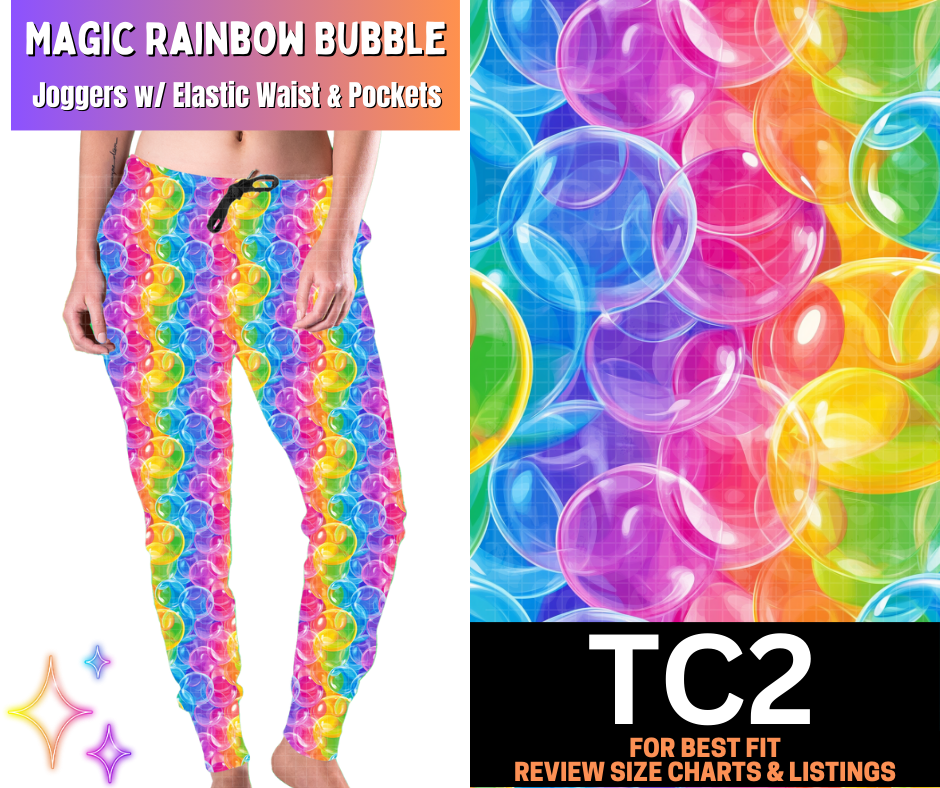 Magic Rainbow Bubbles Joggers