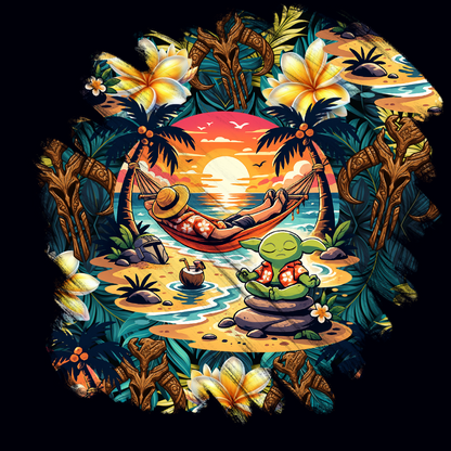 Vacation Mando Beach Towel 31"x71"