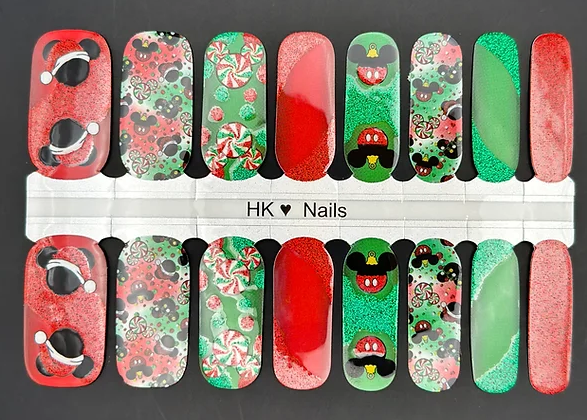 Merry Main Street Nail Wraps