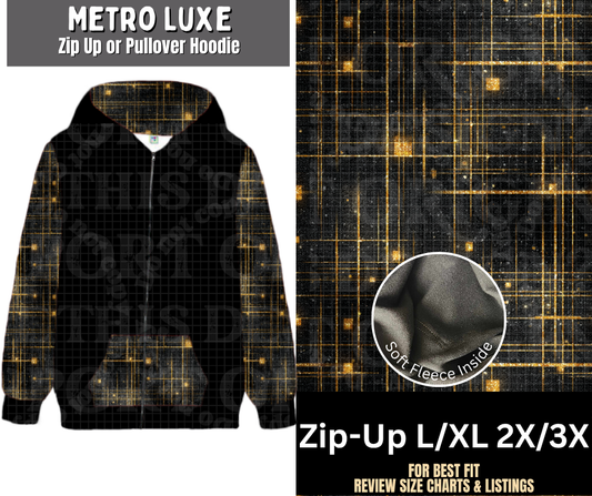 Metro Luxe Zip-Up Hoodie