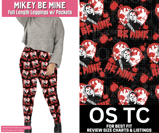 Mikey Be Mine Full Length Leggings w/ Pockets